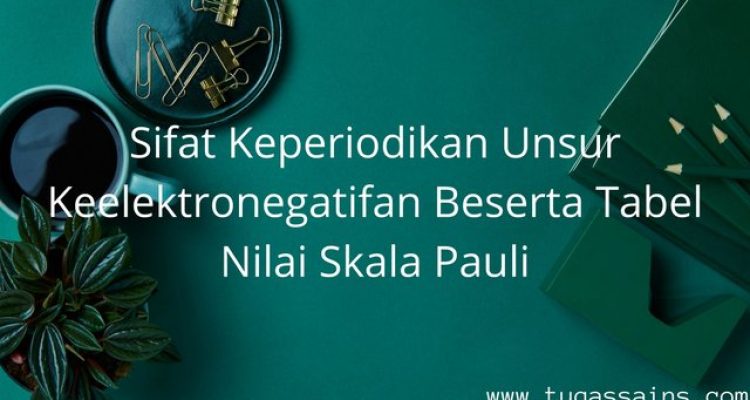 Sifat Keperiodikan Unsur Keelektronegatifan