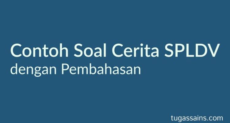 soal cerita spldv