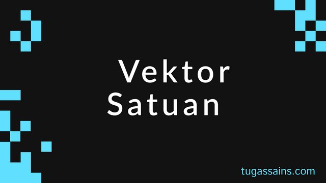 vektor satuan