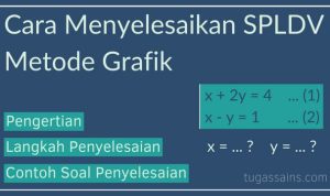 Cara Menyelesaikan SPLDV Metode Grafik