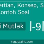Pengertian Konsep Sifat dan Contoh Soal Nilai Mutlak