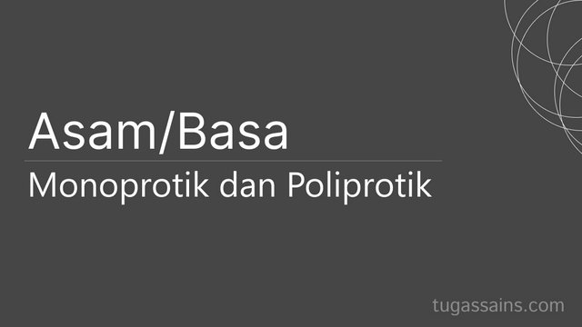 asam basa monoprotik dan poliprotik