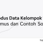 rumus modus data kelompok dan contoh soal